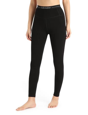 Dámské Legíny Icebreaker Merino 260 Tech High Rise Černé | CZ 1414YXFU
